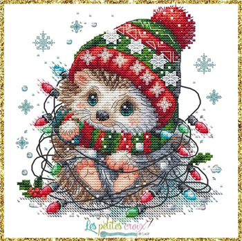 Les Petites Croix De Lucie - Hedgehog Christmas MAIN