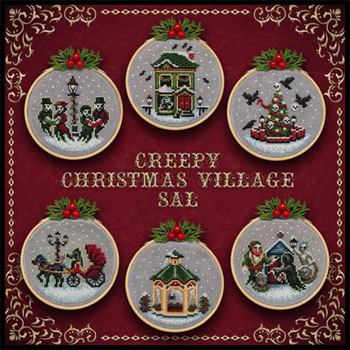 Lola Crow - Creepy Christmas Village Ornament Set MAIN