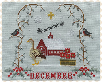 Twin Peak Primitives - Barn Calendar December MAIN