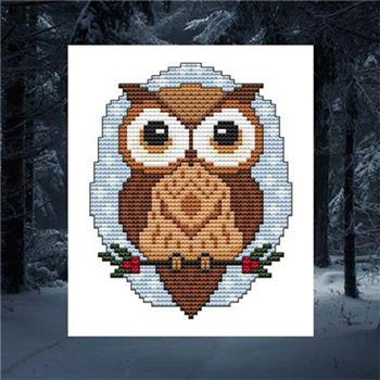 Cross Stitch Wonders - Owl Ornament MAIN