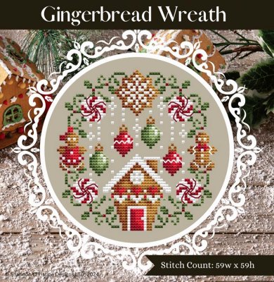 Shannon Christine Designs - Gingerbread Wreath MAIN