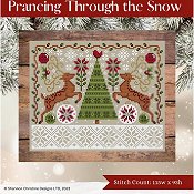 shannon christine designs cross stitch prancing through the snow needlework