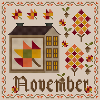 The Woolly Ewe - Patchwork Saltbox Series - November MAIN