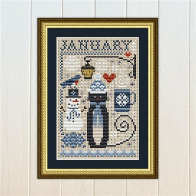 Happiness Is HeartMade - Cat Tales Collection - January Cat MAIN