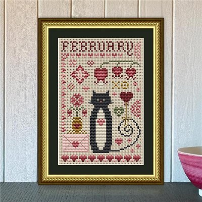Happiness Is HeartMade - Cat Tales Collection - February Cat THUMBNAIL