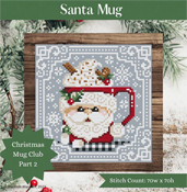 Shannon Christine Designs - Christmas Mug Club Part 2 - Santa Mug THUMBNAIL