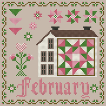 The Woolly Ewe - Patchwork Saltbox Series - February MAIN