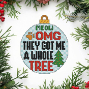 Cross Stitch Wonders - OMG They Got Me A Whole Tree THUMBNAIL