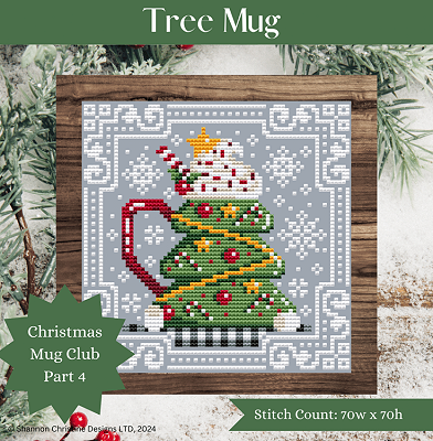 Shannon Christine Designs - Christmas Mug Club Part 4 - Tree Mug MAIN