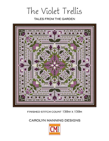 Carolyn Manning Designs - Tales From The Garden - The Violet Trellis MAIN