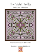 Carolyn Manning Designs - Tales From The Garden - The Violet Trellis THUMBNAIL