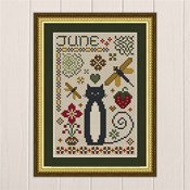 Happiness Is HeartMade - Cat Tales Collection - June Cat THUMBNAIL