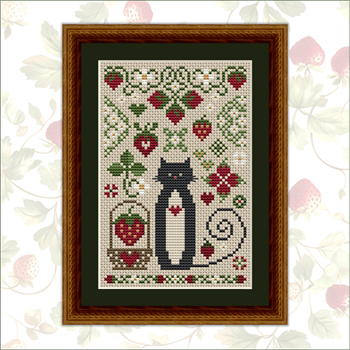 Happiness Is HeartMade - Cat Tales Collection - Strawberry Cat MAIN