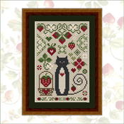 Happiness Is HeartMade - Cat Tales Collection - Strawberry Cat THUMBNAIL