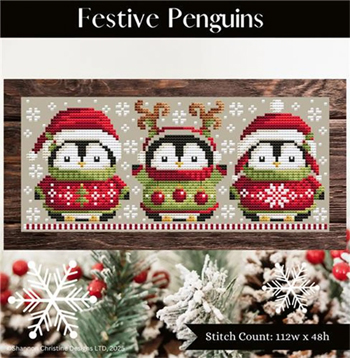 Shannon Christine Designs - Festive Penguins MAIN