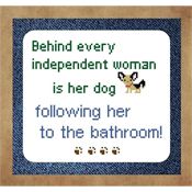 Iris Originals - Independent Woman & Dog THUMBNAIL