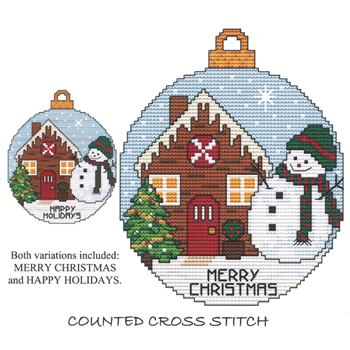 Cross Stitch Wonders - Gingerbread House Ornament MAIN