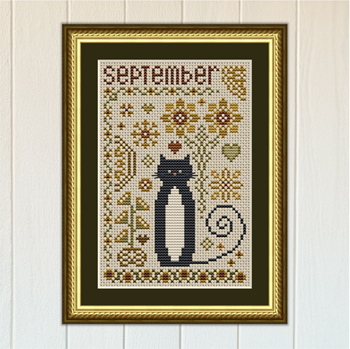 Happiness Is HeartMade - Cat Tales Collection - September Cat MAIN