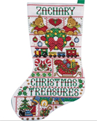 Joan Elliott Design - Christmas Treasures Stocking THUMBNAIL