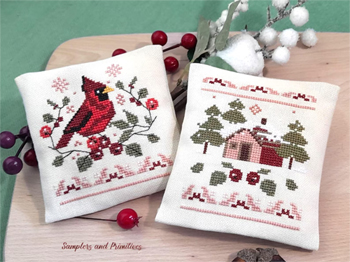 Samplers and Primitives - Christmas Cardinal MAIN