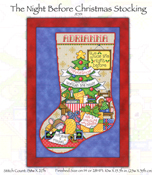 Joan Elliott Design - The Night Before Christmas Stocking JE351 THUMBNAIL