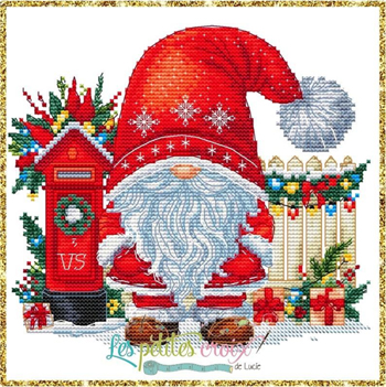 Les Petites Croix De Lucie - Christmas Gnome Letter Box  LPCL.00270 MAIN