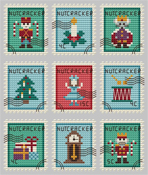 Cute Embroidery by Kate - Nutcracker Postage Stamps THUMBNAIL