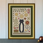 Happiness Is HeartMade - Cat Tales Collection - December Cat THUMBNAIL