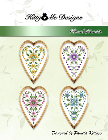 Kitty & Me Designs - Floral Hearts MAIN