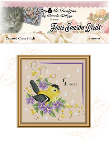 Kitty & Me Designs - Four Season Birds - Summer MAIN