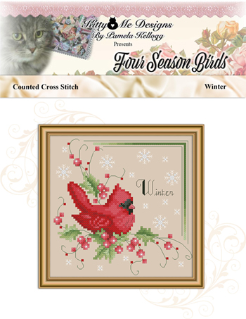 Kitty & Me Designs - Four Season Birds - Winter MAIN