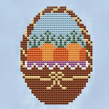 Cute Embroidery by Kate - Easter Basket Carrots MAIN