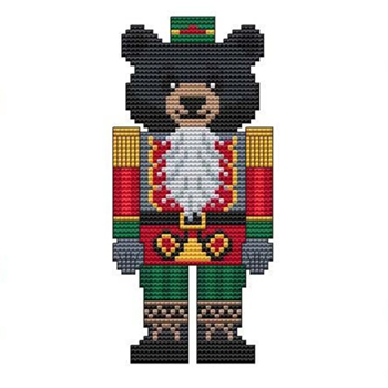 Cross Stitch Wonders - Nutcracker Series - Black Bear MAIN