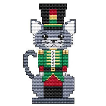Cross Stitch Wonders - Nutcracker Series - Gray Cat MAIN