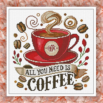 Alessandra Adelaide Needleworks - All You Need Is Coffee MAIN