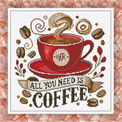 Alessandra Adelaide Needleworks - All You Need Is Coffee THUMBNAIL