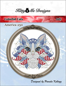 Kitty & Me Designs - Colorful Cats - July - America 250 THUMBNAIL