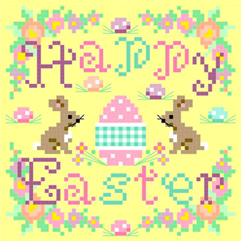 Sugar Stitches - Bunny Trail Happy Easter MAIN