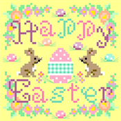 Sugar Stitches - Bunny Trail Happy Easter THUMBNAIL