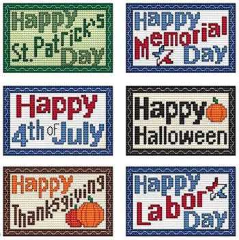 Cross Stitch Wonders - Stamp Greetings Combo Two MAIN