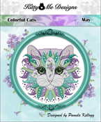 Kitty & Me Designs - Colorful Cats - May THUMBNAIL