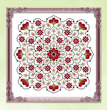 Kitty & Me Designs - Earth, Wind & Fire Flower Mandala Series - Wind Flowers MAIN