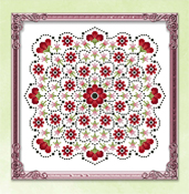 Kitty & Me Designs - Earth, Wind & Fire Flower Mandala Series - Wind Flowers THUMBNAIL