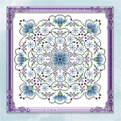 Kitty & Me Designs - Earth, Wind & Fire Flower Mandala Series - Earth Flowers THUMBNAIL