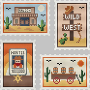 Cute Embroidery by Kate - Western Stamps THUMBNAIL