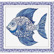 Alessandra Adelaide Needleworks - Blue Fish THUMBNAIL