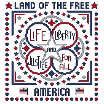 Cross Stitch Wonders - Land Of The Free (Includes 2 Versions: America & USA 250) MAIN
