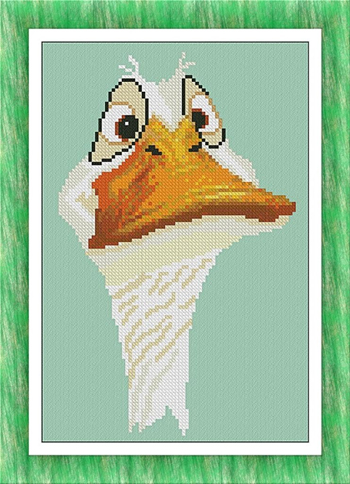 Alessandra Adelaide Needleworks - Portrait Of Courtyard: Duck MAIN