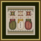 Happiness Is HeartMade - Christmas - Sew Merry Snowmen THUMBNAIL