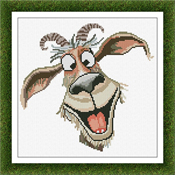 Alessandra Adelaide Needleworks - Portrait Of Courtyard: Goat THUMBNAIL